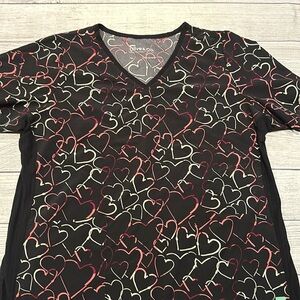 Women’s nurses scrub top size 2XL